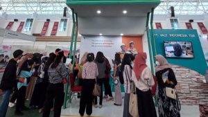 Pengunjung ramai kunjungi stand PT Vale