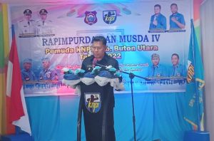 Wakil Bupati Butur, Ahali saat membuka Musda