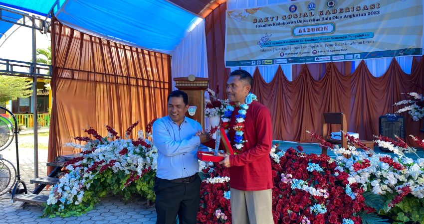 Fakultas Kedokteran UHO Angkatan 2023 Gelar Bakti Sosial Kaderisasi