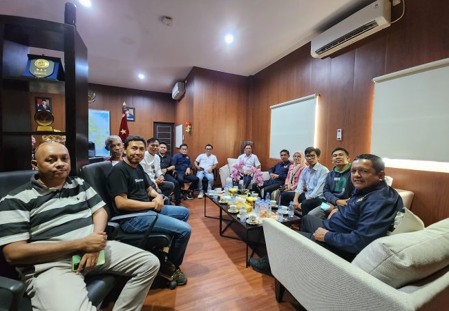Pengurus PWI Sultra Berkunjung ke Kantor Kabinda